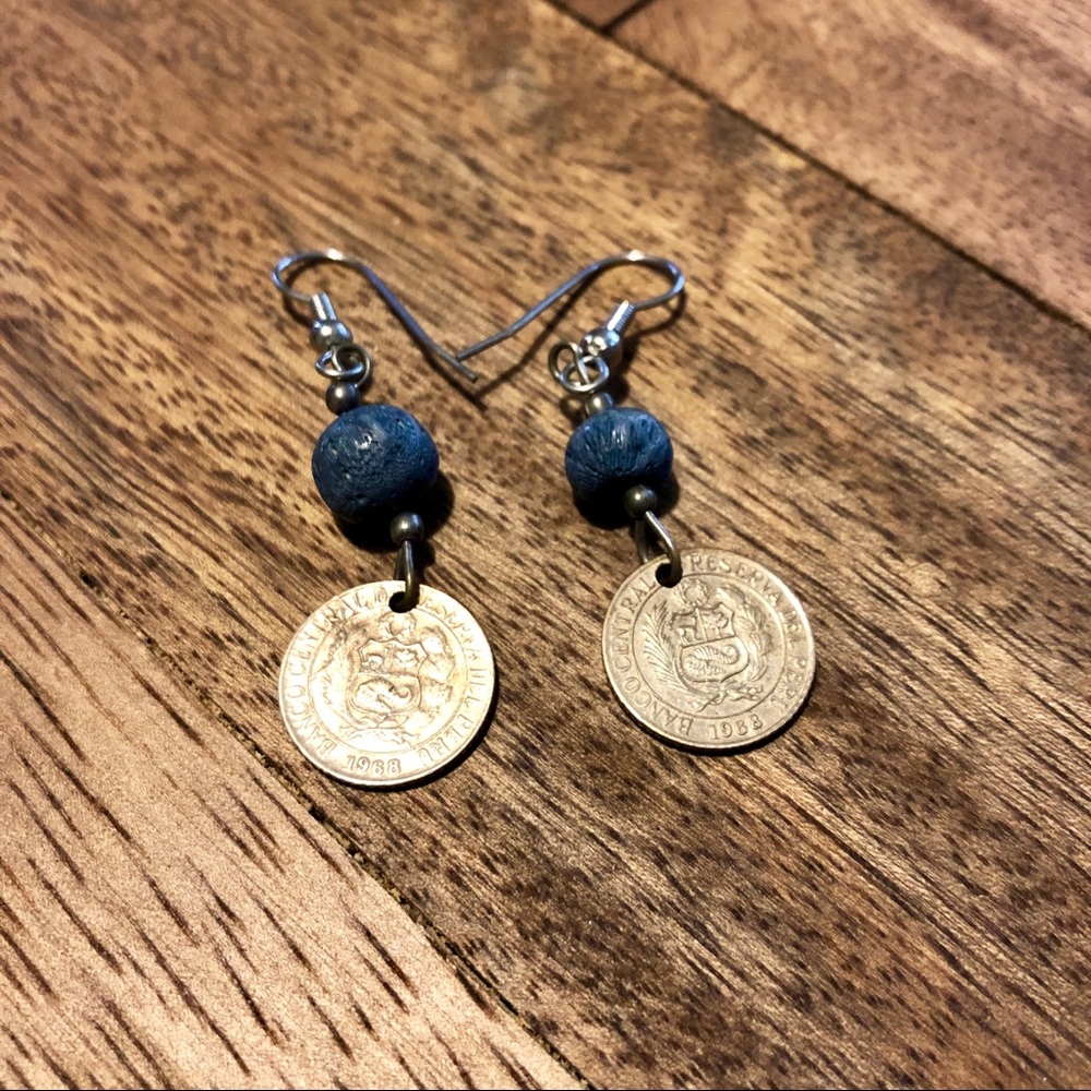 Vintage “coin” earrings